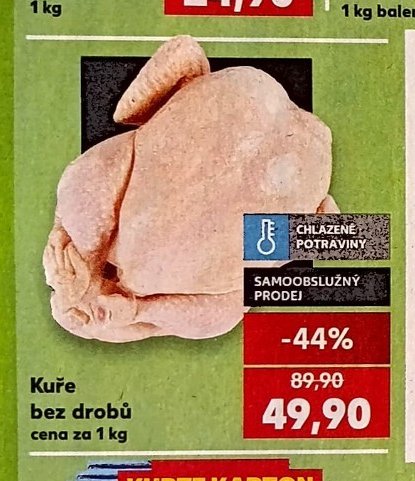 Kuře bez drobů