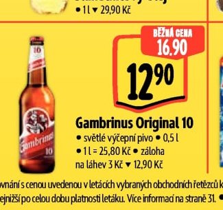 Gambrinus Original 10