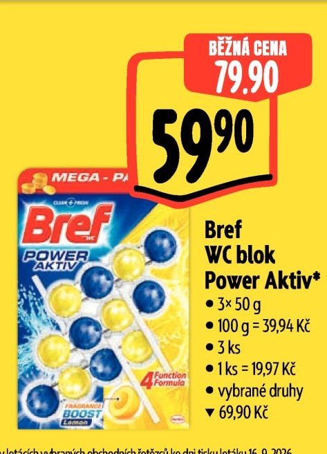Bref WC blok Power Aktiv