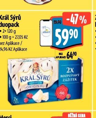 Král Sýrů duopack