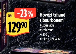 Hovězí trhané s bourbonem