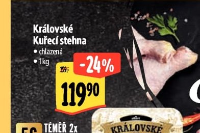 Královské kuřecí stehna