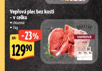 Vepřová plec bez kosti