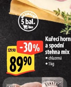 Kuřecí horní a spodní stehna mix