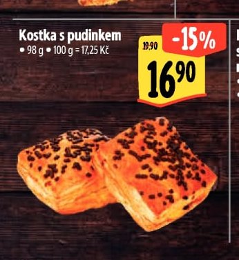 Kostka s pudinkem
