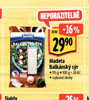 Madeta Balkánský sýr