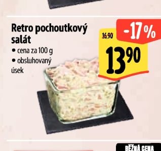 Retro pochoutkový salát