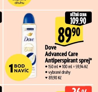 Dove Advanced Care Antiperspirant sprej