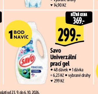 Savo Univerzální prací gel