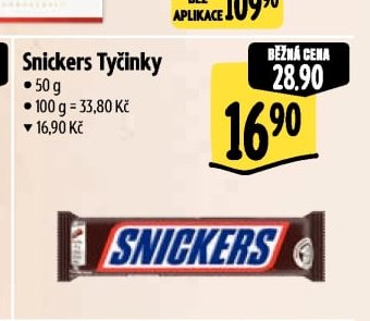 Snickers Tyčinky