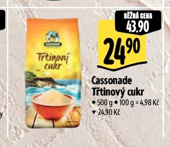 Cassonade Třtinový cukr