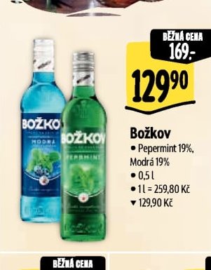 Božkov Pepermint / Modrá