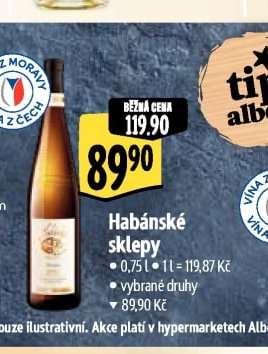 Habánské sklepy (bílé)