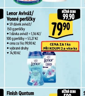 Lenor Aviváž / Vonné perličky