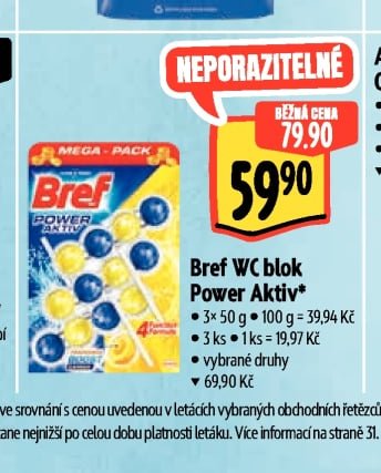Bref WC blok Power Aktiv