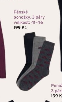 Pánské ponožky, 3 páry