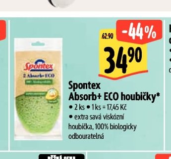 Spontex Absorb+ ECO houbičky