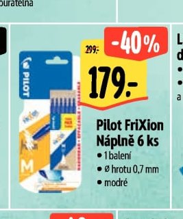 Pilot FriXion Náplně 6 ks