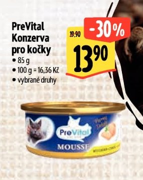PreVital Konzerva pro kočky