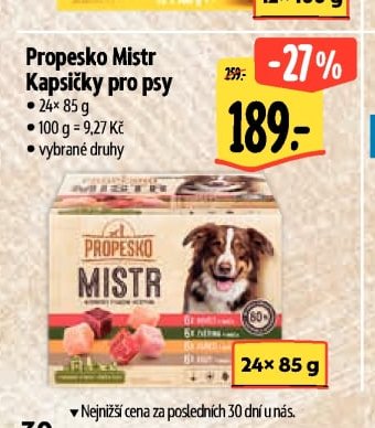 Propesko Mistr Kapsičky pro psy