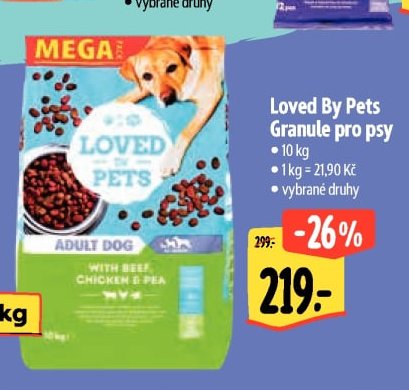 Loved By Pets Granule pro psy