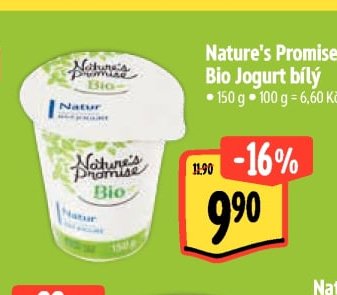 Nature's Promise Bio Jogurt bílý