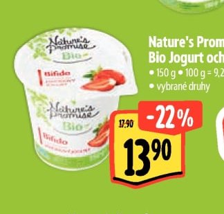 Nature's Promise Bio Jogurt ochucený