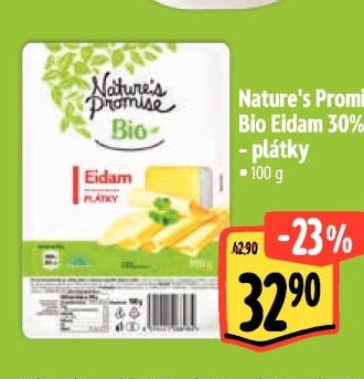 Nature's Promise Bio Eidam 30% - plátky