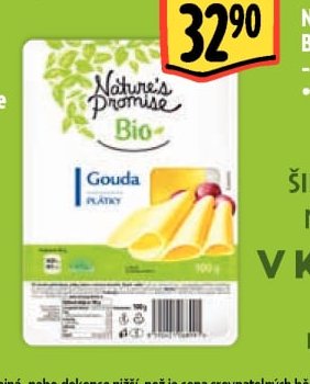 Nature's Promise Bio Gouda 48% - plátky