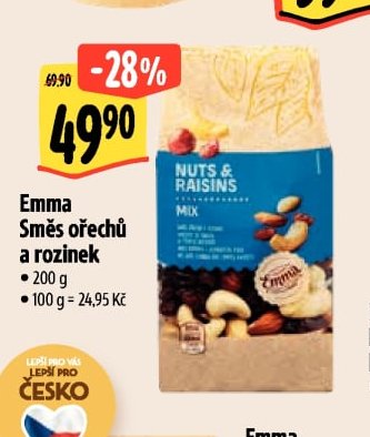 Emma Směs ořechů a rozinek