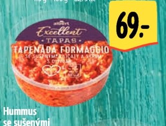 Tapenáda Formaggio se sušenými rajčaty s olivami