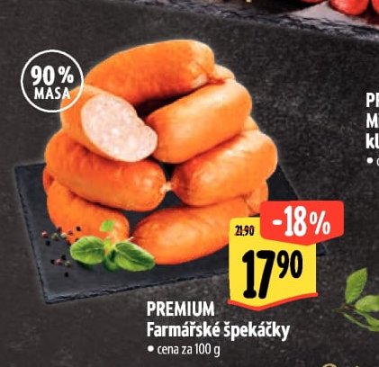 PREMIUM Farmářské špekáčky