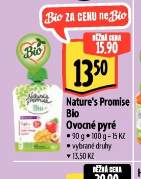 Nature's Promise Bio Ovocné pyré
