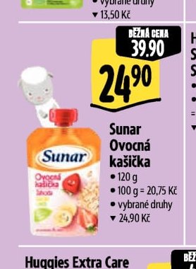 Sunar Ovocná kašička