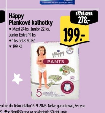 Háppy Plenkové kalhotky
