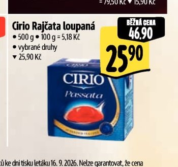 Cirio Rajčata loupaná