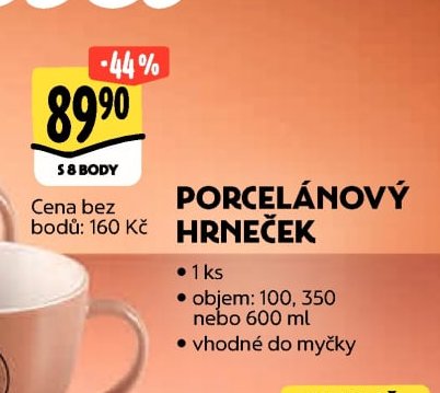 Porcelánový hrneček