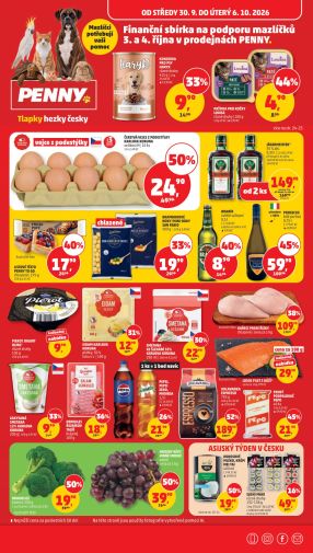 aktuální leták Penny Market 30.9.2026-6.10.2026