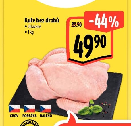 Kuře bez drobů