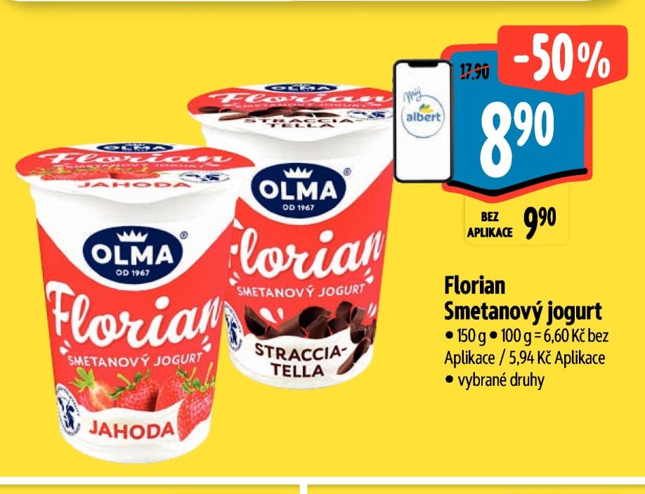 Florian Smetanový jogurt