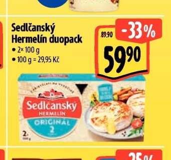 Sedlčanský Hermelín duopack
