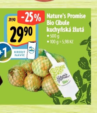 Nature's Promise Bio Cibule kuchyňská žlutá