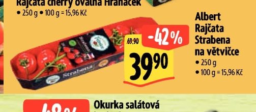 Albert Rajčata Strabena na větvičce