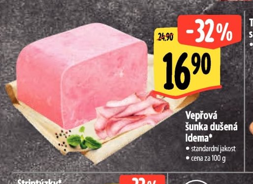 Vepřová šunka dušená Idema