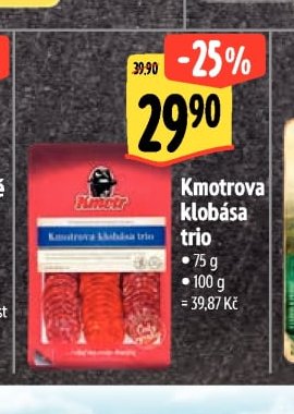 Kmotrova klobása trio