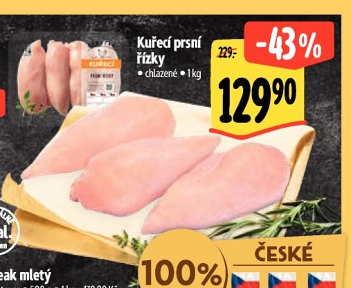 Kuřecí prsní řízky