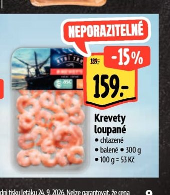 Krevety loupané