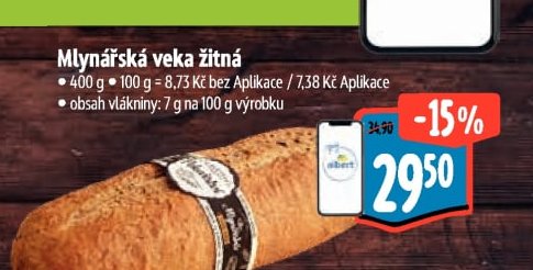 Mlynářská veka žitná