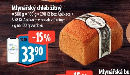 Mlynářský chléb žitný - Albert aktualniletaky.eu
