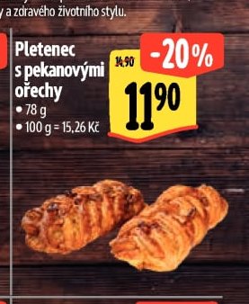 Pletenec s pekanovými ořechy